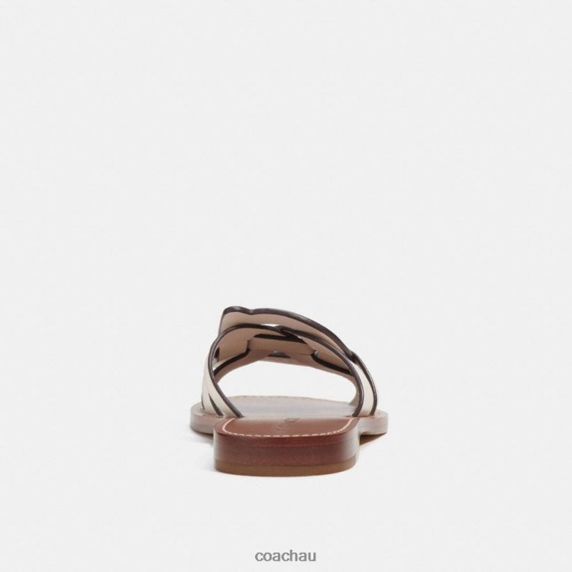 Coach Women ISSA SANDAL Chalk Z8JFB8399