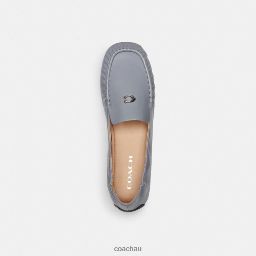 Coach Women RONNIE LOAFER Grey Blue Z8JFB8394