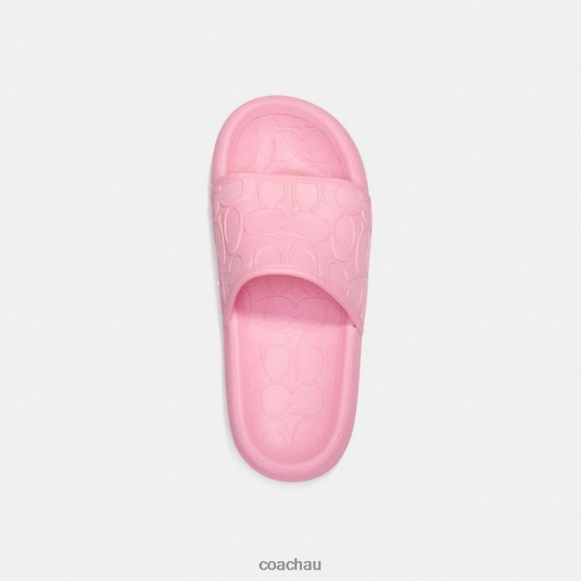 Coach Women SPORT SLIDE IN SIGNATURE Flower Pink Z8JFB8421