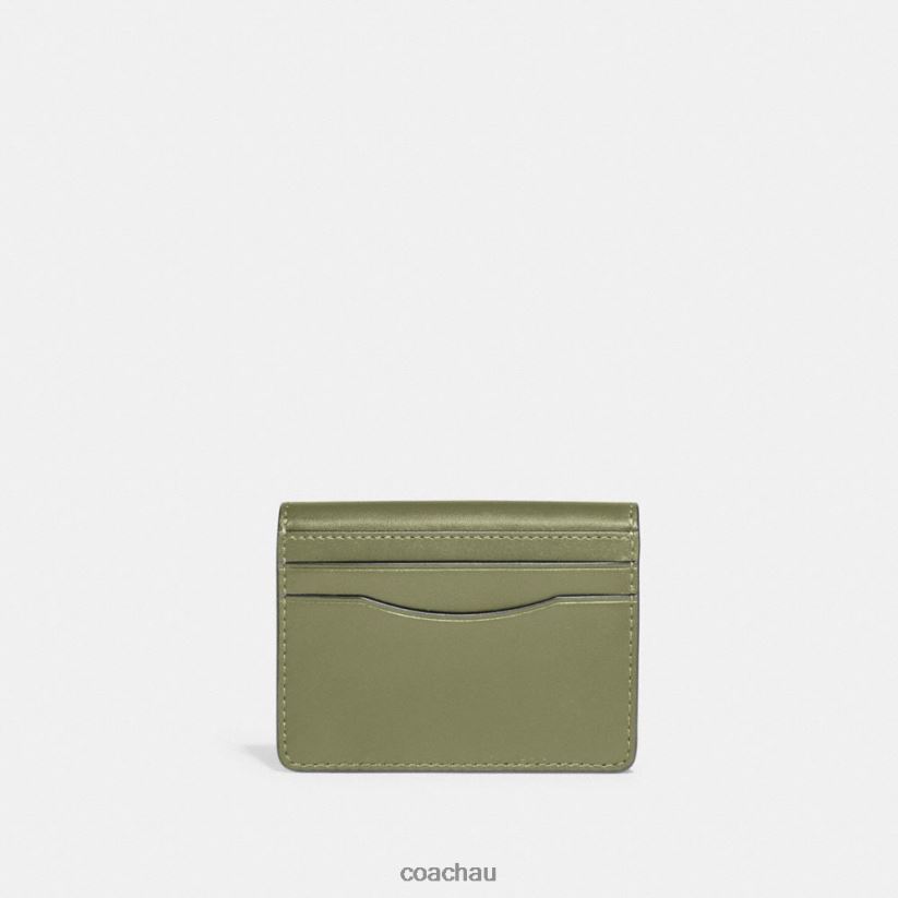 Coach Women BANDIT CARD CASE B4/MOSS Z8JFB8368