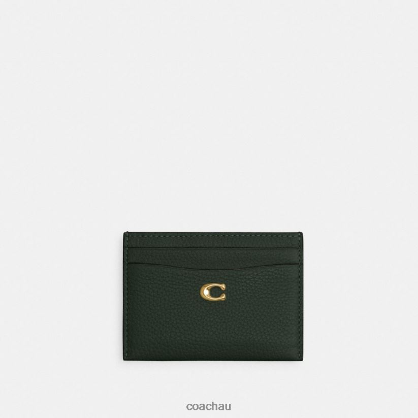 Coach Women ESSENTIAL CARD CASE B4/Amazon Green Z8JFB8381