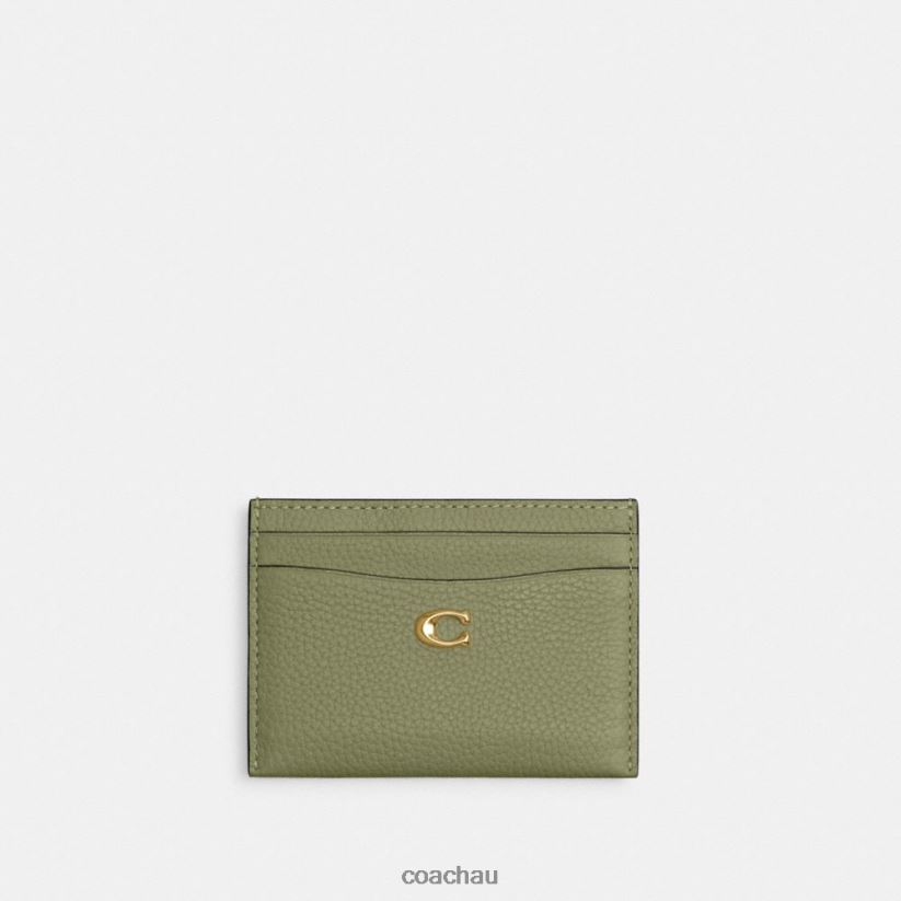 Coach Women ESSENTIAL CARD CASE B4/MOSS Z8JFB8369