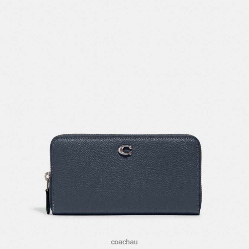 Coach Women ACCORDION ZIP WALLET LH/Denim Z8JFB8320