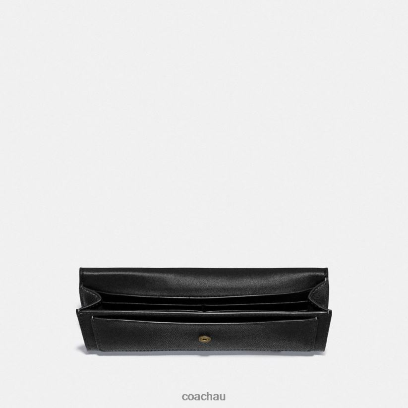 Coach Women WYN SOFT WALLET LI/Black Z8JFB8328