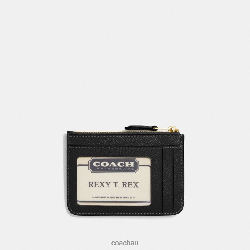 Coach Women MINI SKINNY ID CASE B4/BLACK Z8JFB8336