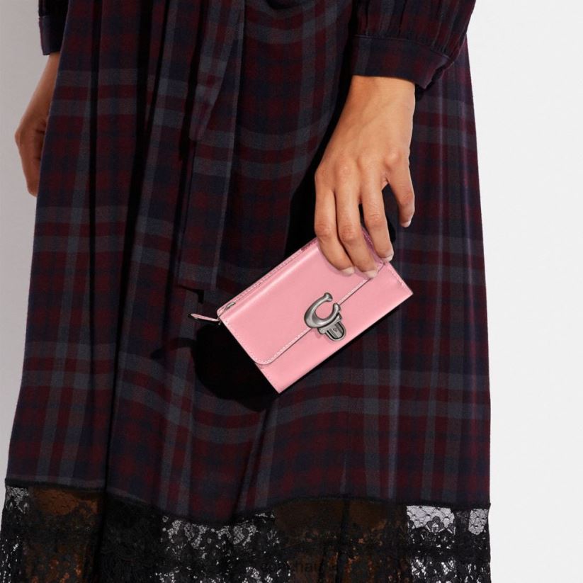 Coach Women STUDIO MEDIUM WALLET LH/Flower Pink Z8JFB8334