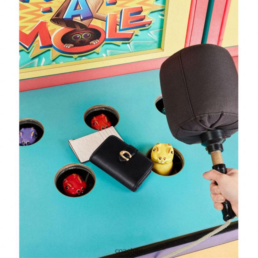 Coach Women TABBY MEDIUM WALLET B4/BLACK Z8JFB8340