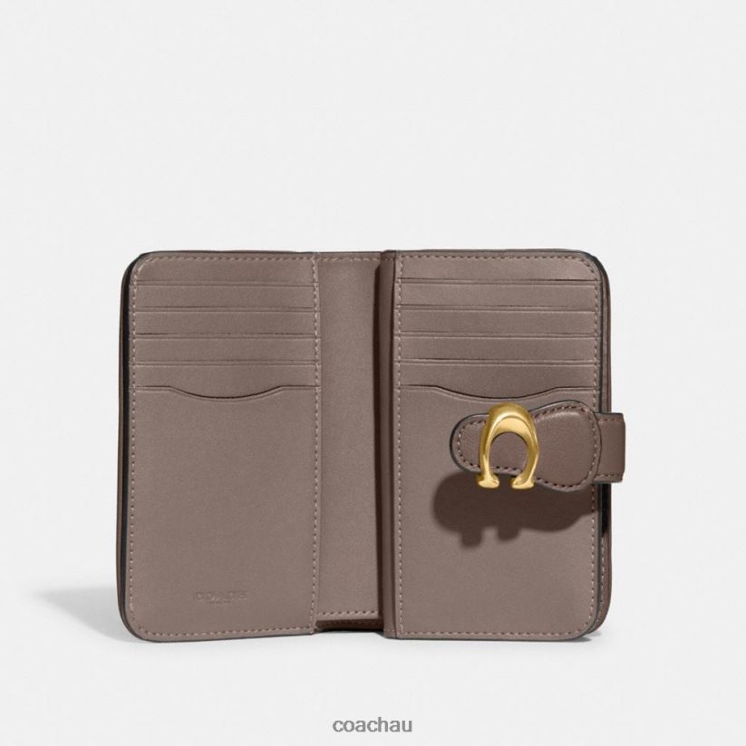 Coach Women TABBY MEDIUM WALLET B4/DARK STONE Z8JFB8338