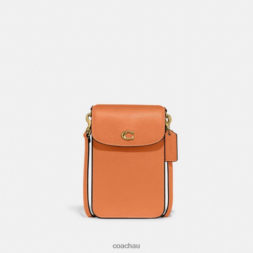 Coach Women PHONE CROSSBODY B4/Faded Orange Z8JFB8387