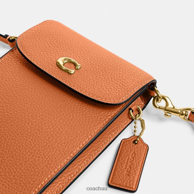 Coach Women PHONE CROSSBODY B4/Faded Orange Z8JFB8387