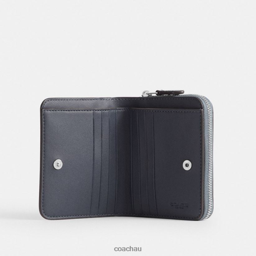 Coach Women BILLFOLD WALLET LH/Grey Blue Z8JFB8343