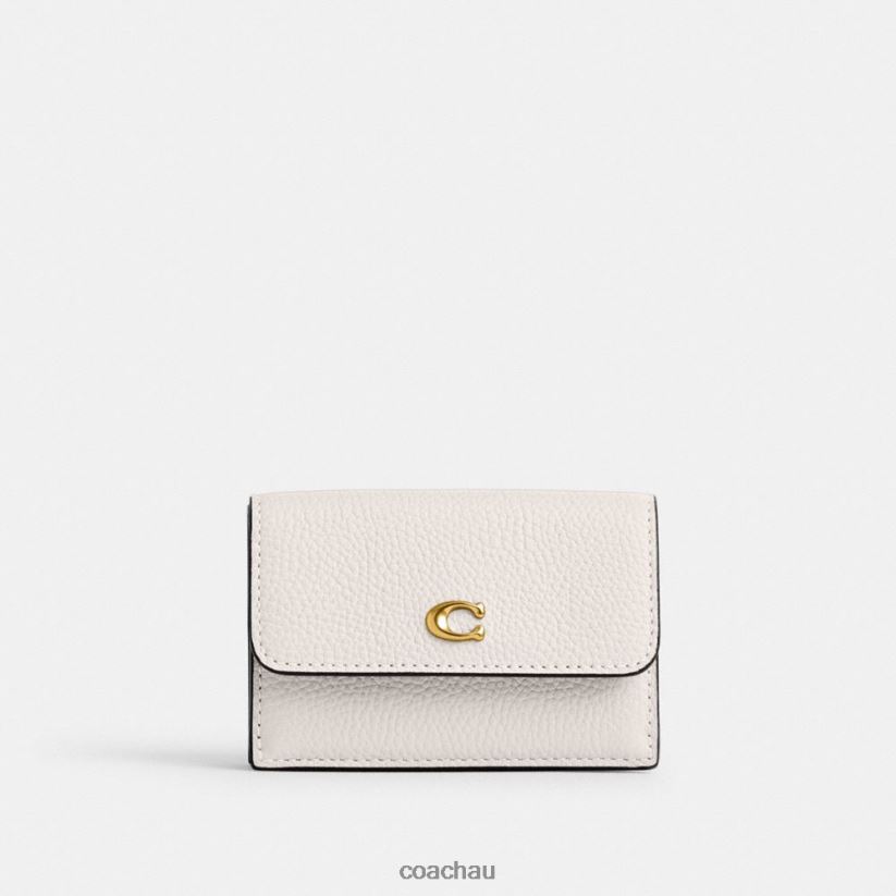 Coach Women ESSENTIAL MINI TRIFOLD WALLET B4/CHALK Z8JFB8351