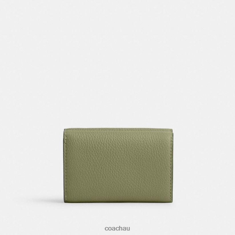 Coach Women ESSENTIAL MINI TRIFOLD WALLET B4/MOSS Z8JFB8342