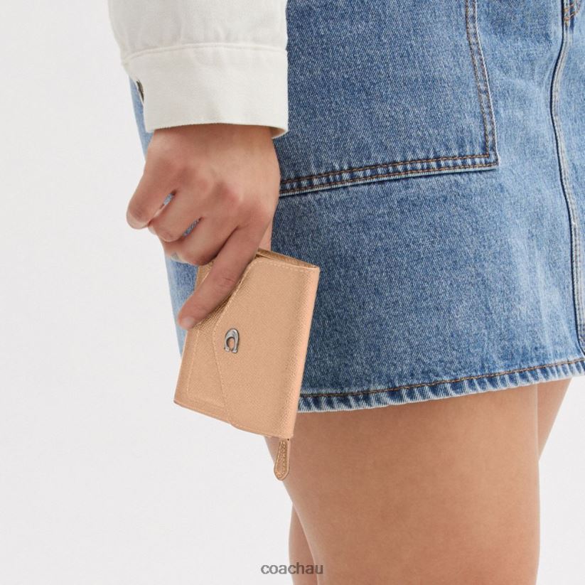 Coach Women WYN SMALL WALLET LH/Buff Z8JFB8345