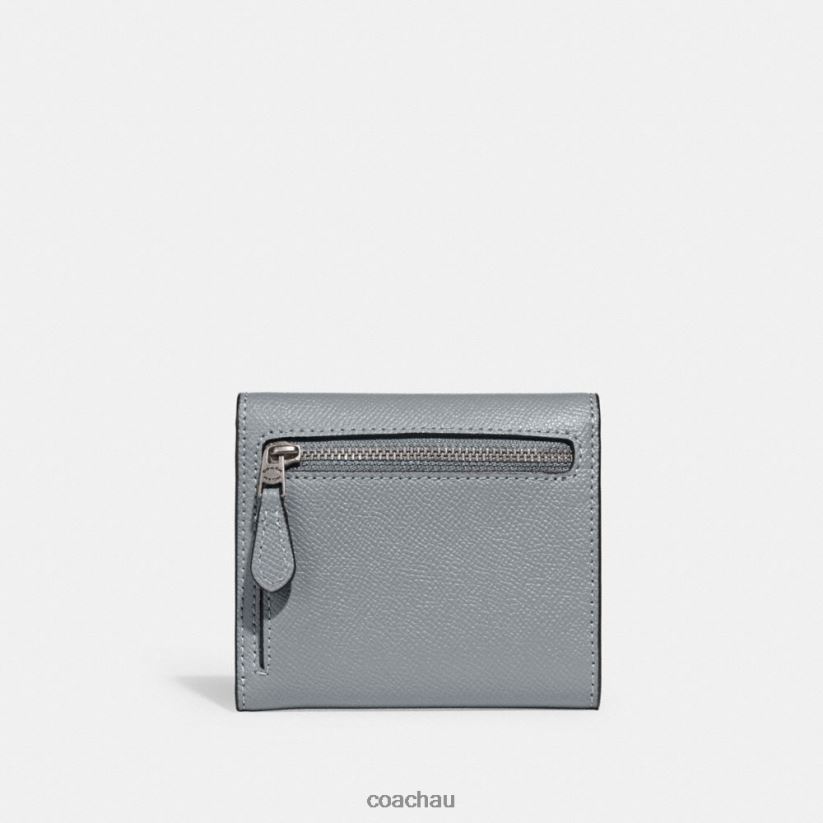 Coach Women WYN SMALL WALLET LH/Grey Blue Z8JFB8350