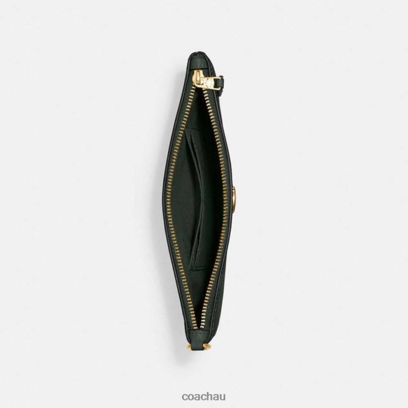 Coach Women SMALL WRISTLET B4/Amazon Green Z8JFB8363